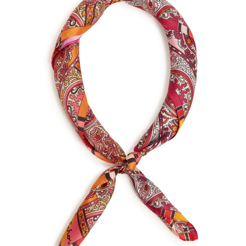 Echo Silk Multicolor Paisley Hair Scarf